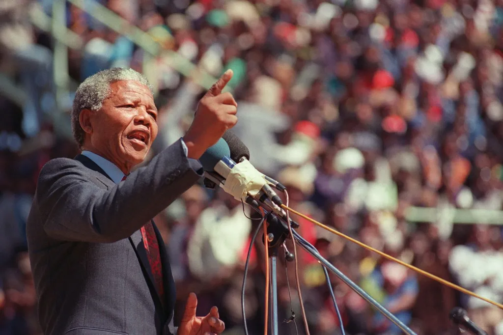 ritratto di Nelson Mandela